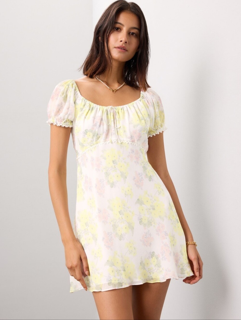 LoveShackFancy Clemente Dress Short Sleeve Scoop Neck Size XL